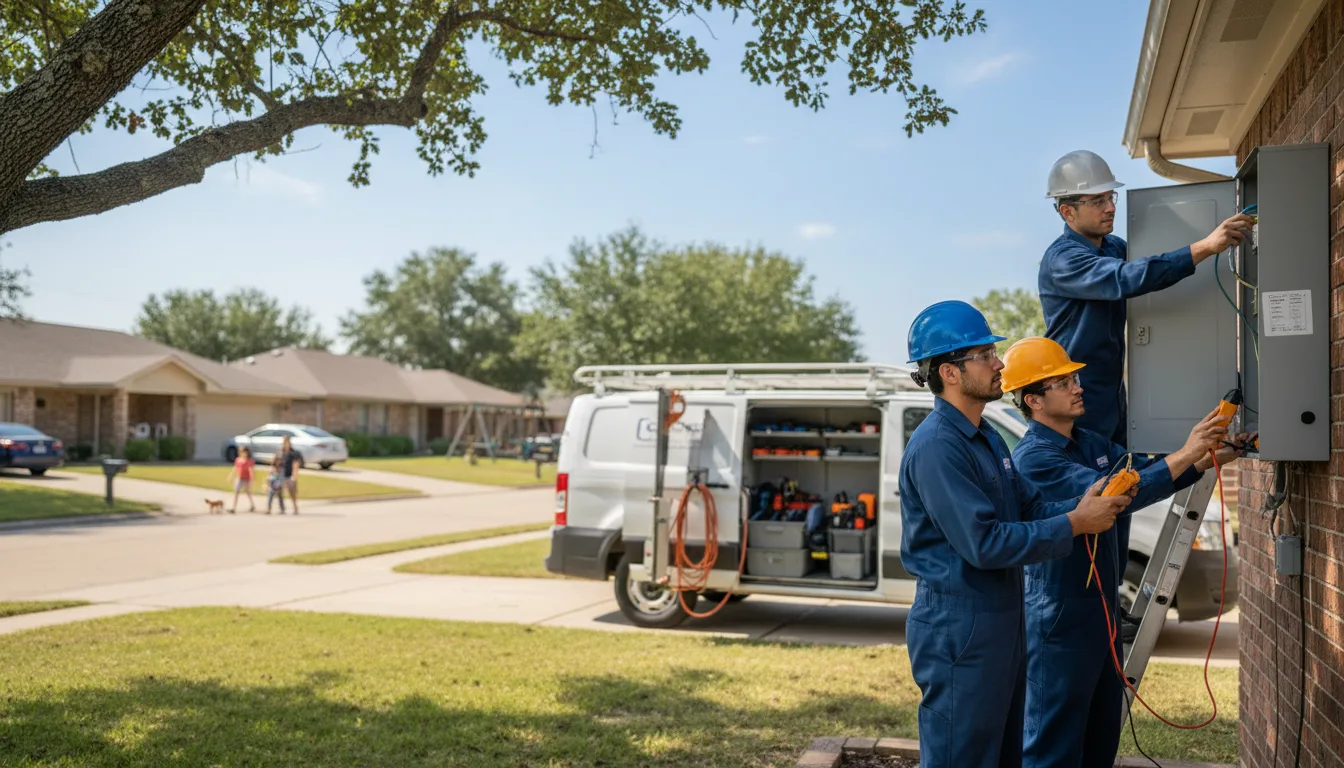 Certified electrician providing emergency electrical services in Gann Valley, SD